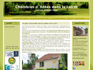 Chambres d'hôtes dans le Loiret, Chambres hôtes dans le Loiret, chambres d'hotes de charme loiret, table hote loiret