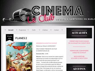 Programmes cinéma Le Club à Gien - Dampierre en Burly