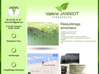 Valérie JANNIOT, thérapie et nutrithérapie