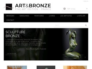 Sculpture bronze Deville Chabrolle