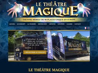 Spectacle de Magie Itinérant, Théâtre Magique, Location Salle Sperctacle Mobile, Spectacle de Magie Européen