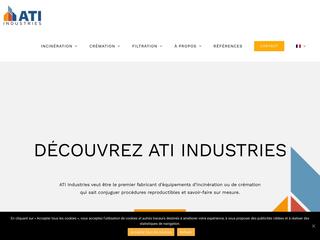 ATI, incinérateur de déchets médicaux, incinérateurs animaliers, incinérateurs industriels et système de filtration