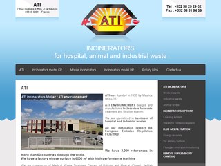 incinerators ATI, industrial incinerator, animal incinerator, medical incinerators, waste incinerator