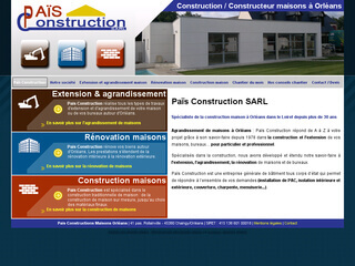 Pais Constructions, extension, rénovation et construction de maisons sur Orléans