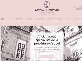 SCP Laval Firkowski : avocats Orléans, avocat appel orléans, cabinet d'avocats orléans